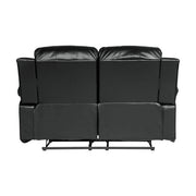 9700BLK-2 Double Reclining Love Seat - 9700BLK-2