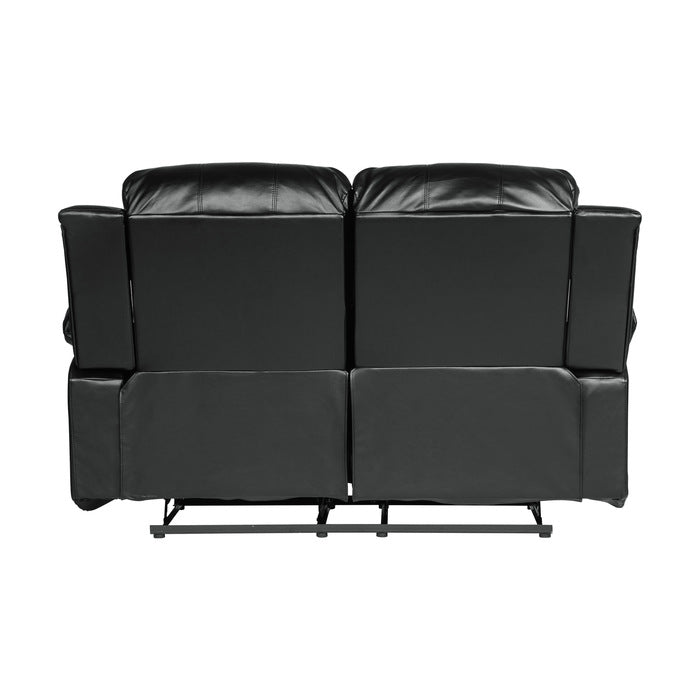 9700BLK-2 Double Reclining Love Seat - 9700BLK-2