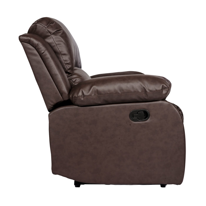 9700BRW-2 Double Reclining Love Seat - 9700BRW-2