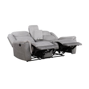 9703GY*2 2pc Set: Sofa, Love - 9703GY*2