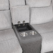 9703GY*2 2pc Set: Sofa, Love - 9703GY*2