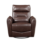 9713BRW-1SW Swivel Glider Reclining Chair - 9713BRW-1SW