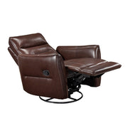 9713BRW-1SW Swivel Glider Reclining Chair - 9713BRW-1SW