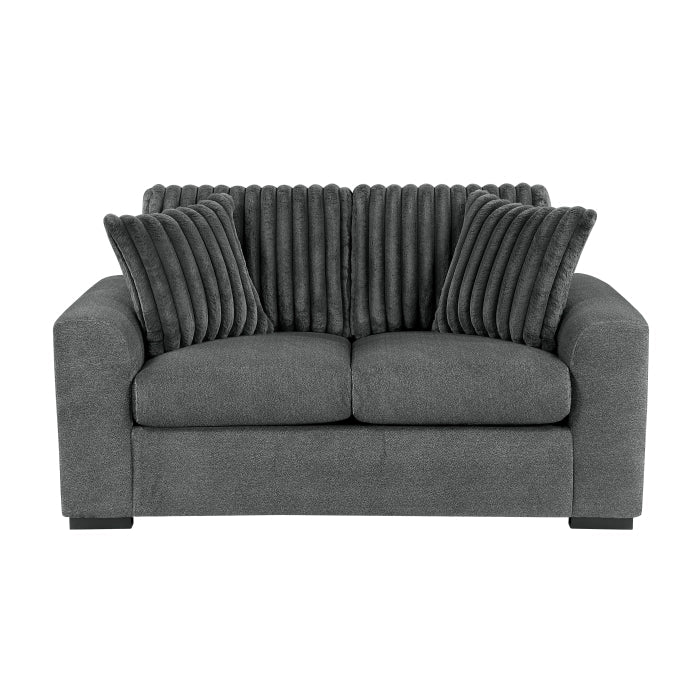9720DGY-2 Love Seat - 9720DGY-2