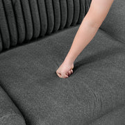 9720DGY-2 Love Seat - 9720DGY-2