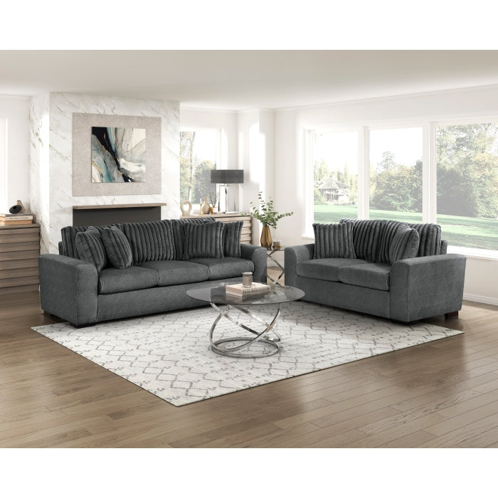 9720DGY-2 Love Seat - 9720DGY-2