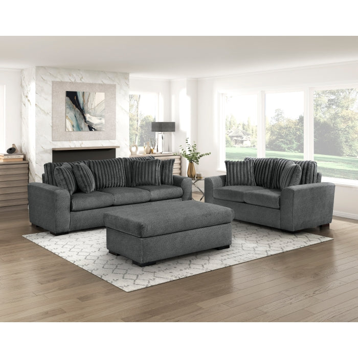 9720DGY-2 Love Seat - 9720DGY-2
