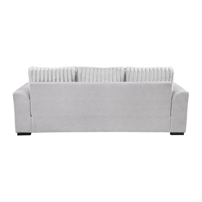 9720GRY*2 2pc Set: Sofa, Love - 9720GRY*2