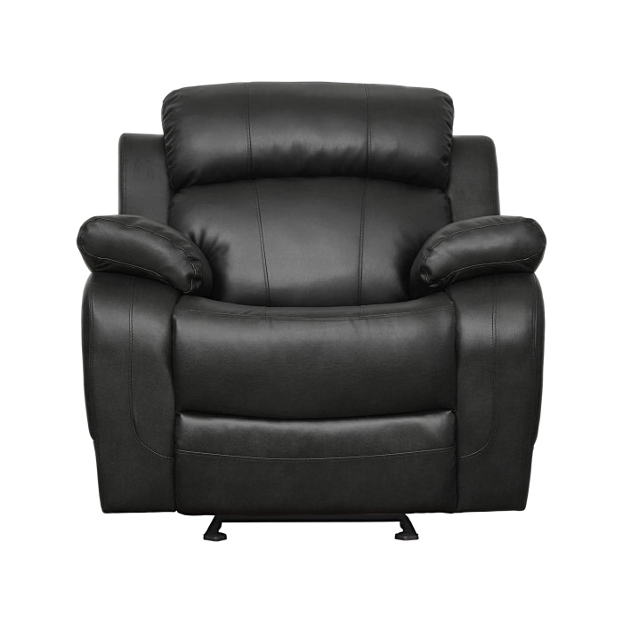 9724BLK-1 Glider Reclining Chair - 9724BLK-1