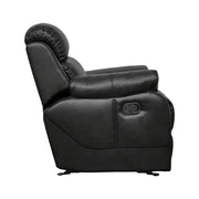 9724BLK-1 Glider Reclining Chair - 9724BLK-1