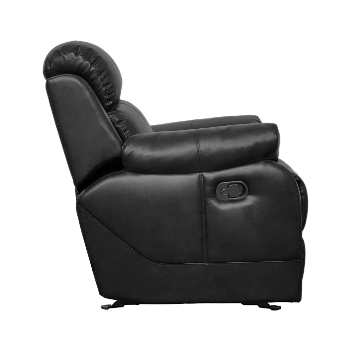 9724BLK-1 Glider Reclining Chair - 9724BLK-1