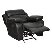 9724BLK-1 Glider Reclining Chair - 9724BLK-1