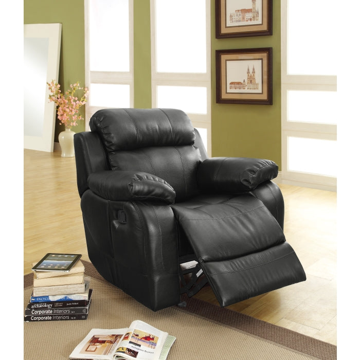 9724BLK-1 Glider Reclining Chair - 9724BLK-1