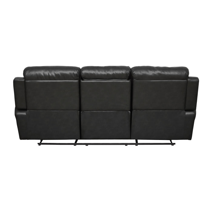 9724BLK*2 2pc Set: Sofa, Love - 9724BLK*2