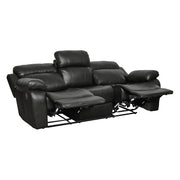 9724BLK*2 2pc Set: Sofa, Love - 9724BLK*2