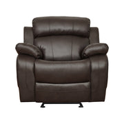 9724BRW-1 Glider Reclining Chair - 9724BRW-1