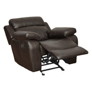 9724BRW-1 Glider Reclining Chair - 9724BRW-1