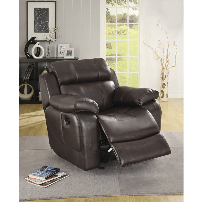 9724BRW-1 Glider Reclining Chair - 9724BRW-1