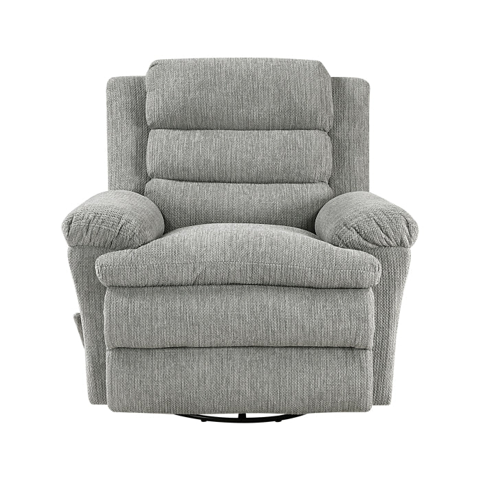 9725GRY-1SW Swivel Glider Reclining Chair - 9725GRY-1SW