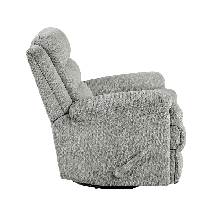 9725GRY-1SW Swivel Glider Reclining Chair - 9725GRY-1SW