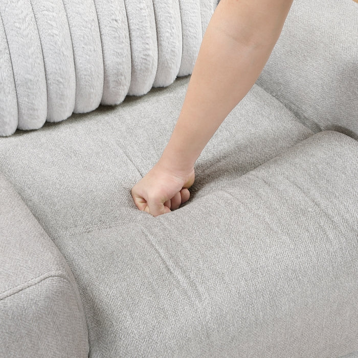 9728LGY*2 2pc Set: Sofa, Love - 9728LGY*2