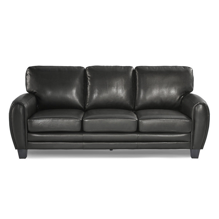 9734BK*2 2pc Set: Sofa, Love - 9734BK*2