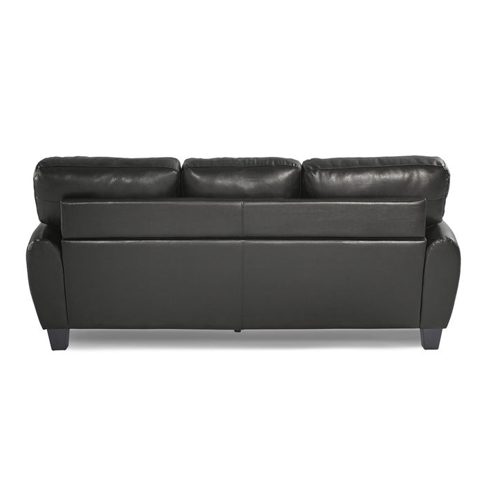 9734BK*2 2pc Set: Sofa, Love - 9734BK*2