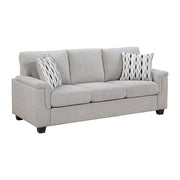 9746GY*2 2pc Set: Sofa, Love - 9746GY*2