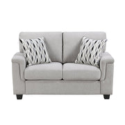9746GY*2 2pc Set: Sofa, Love - 9746GY*2