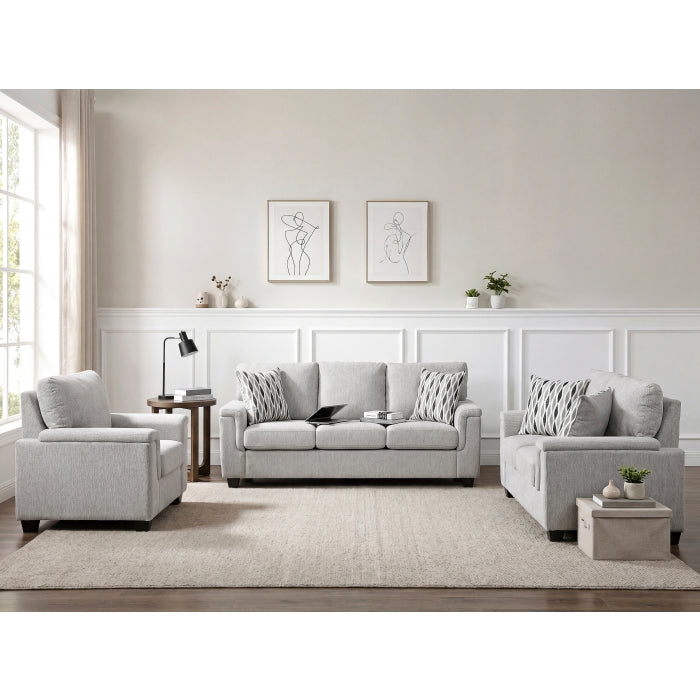 9746GY-2 Love Seat - 9746GY-2