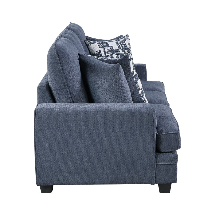 9747BU*2 2pc Set: Sofa, Love - 9747BU*2