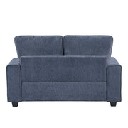 9747BU*2 2pc Set: Sofa, Love - 9747BU*2