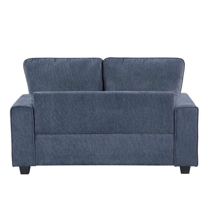 9747BU*2 2pc Set: Sofa, Love - 9747BU*2