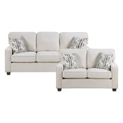 9748BEG*2 2pc Set: Sofa, Love - 9748BEG*2