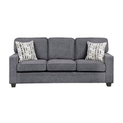 9748DGY*2 2pc Set: Sofa, Love - 9748DGY*2