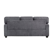 9748DGY*2 2pc Set: Sofa, Love - 9748DGY*2