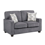 9748DGY*2 2pc Set: Sofa, Love - 9748DGY*2
