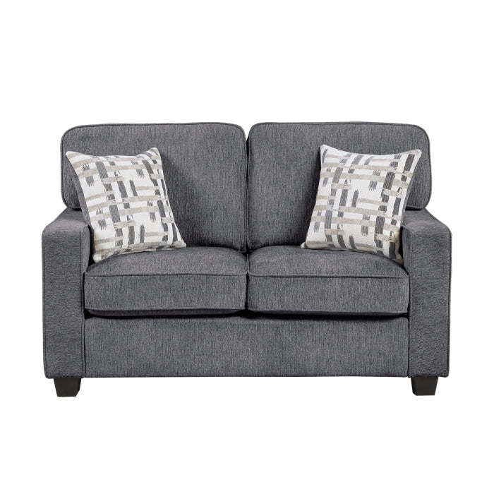 9748DGY-2 Love Seat - 9748DGY-2