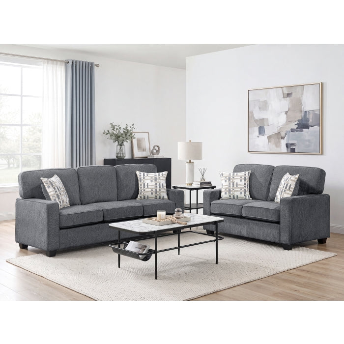 9748DGY-2 Love Seat - 9748DGY-2