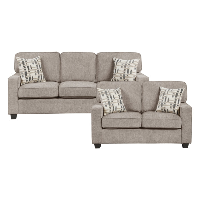 9748TPE*2 2pc Set: Sofa, Love - 9748TPE*2