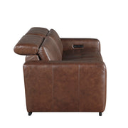 9790BRW-2PWH* (2)Power Double Reclining Love Seat with Power Headrests and Charging Ports - 9790BRW-2PWH*
