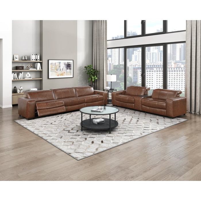 9790BRW-3PWH* (3)Power Double Reclining Sofa with Power Headrests and Charging Ports - 9790BRW-3PWH*