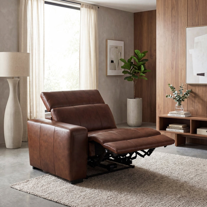 9790BRW-LRPWH (1/6)Power Left Side Reclining Chair with Power Headrest and Charging Ports - 9790BRW-LRPWH