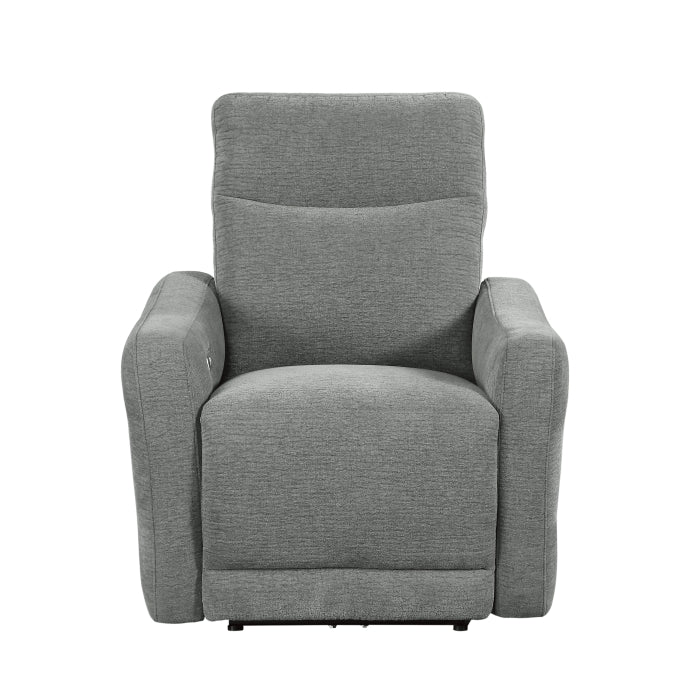 9804DV-1PWH Power Lay Flat Reclining Chair with Power Headrest and USB Port - 9804DV-1PWH