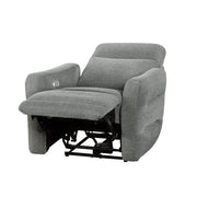 9804DV-1PWH Power Lay Flat Reclining Chair with Power Headrest and USB Port - 9804DV-1PWH