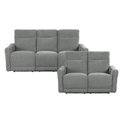 9804DV*2PWH 2pc Set: Sofa, Love (Power) - 9804DV*2PWH