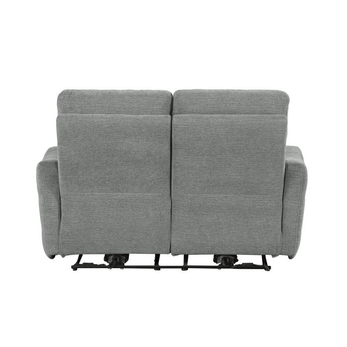 9804DV-2PWH Power Double Lay Flat Reclining Love Seat with Power Headrests and USB Ports - 9804DV-2PWH