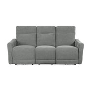 9804DV-3PWH Power Double Lay Flat Reclining Sofa with Power Headrests and USB Ports - 9804DV-3PWH