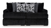 Midnight-Madness Onyx 2-Piece Oversized Double Chaise from Ashley - DMV Furniture