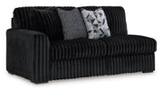 Midnight-Madness Onyx 2-Piece RAF Chaise Sectional from Ashley - DMV Furniture